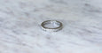 Bague Alliance Diamants Art Déco Platine 58 Facettes