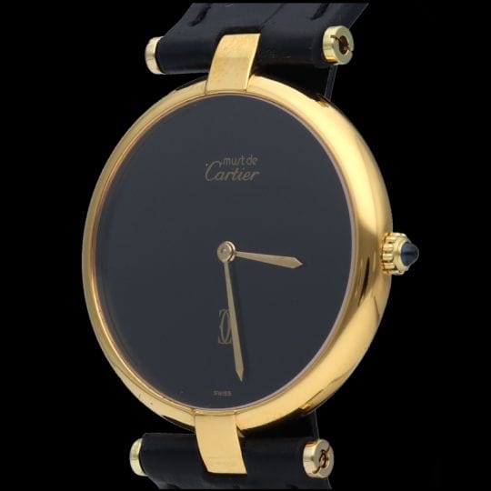 Montre Cartier Montre Must De Cartier Vermeil 58 Facettes MT40922