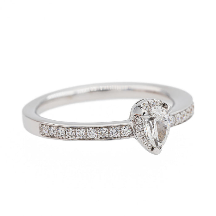 Solitaire Ring White Gold Diamond