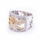 Bague 54 Bague en or bicolore et diamants 58 Facettes N102899
