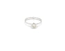 Bague Bague solitaire en or blanc et diamant de 0,38 ct 58 Facettes