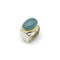 Bague 52 bague aigue-marine ofiesh en or et argent sterling 58 Facettes