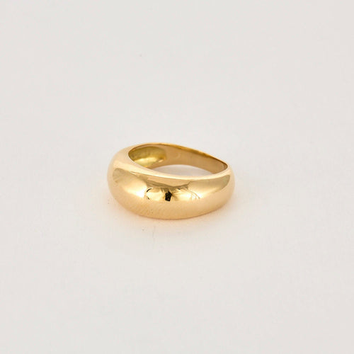 Bague 54 Bague jonc or jaune 58 Facettes GU255