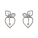 Boucles d'oreilles Boucles d'oreilles Feuille Or blanc Diamant 58 Facettes 3367695CN