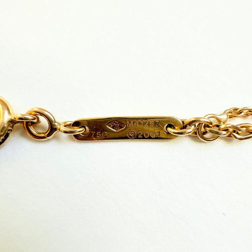 CARTIER - Halskjede i gult gull og diamanter 