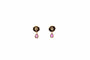 Boucles d'oreilles Boucles d'oreilles or jaune rubis et diamants 58 Facettes