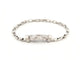 Bracelet bracelet FRED chance infinie mm diamants & chaine or blanc +cable vert 58 Facettes 263860