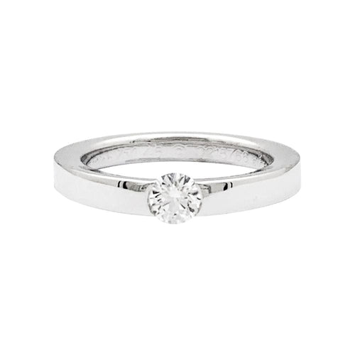 Bague 48 Solitaire Cartier or, diamant. 58 Facettes 33848