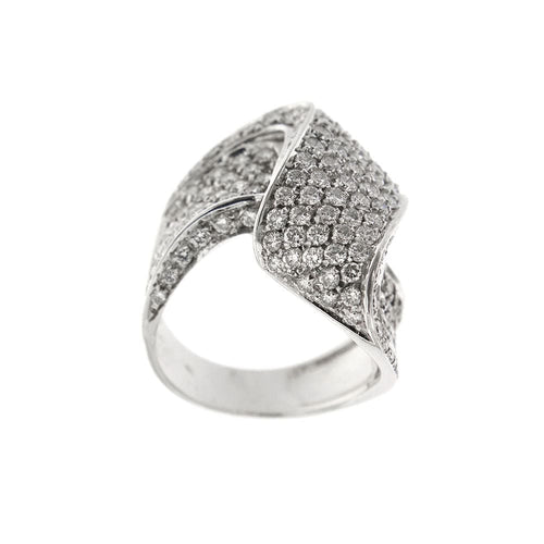 Bague 55 Bague Onde diamants 58 Facettes 19851