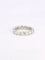 Bague 51 Alliance or blanc diamants ronds 2,7 ct 58 Facettes J530
