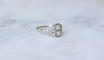 Bague 53.5 Bague Art Déco Diamants sur Or et Platine 58 Facettes