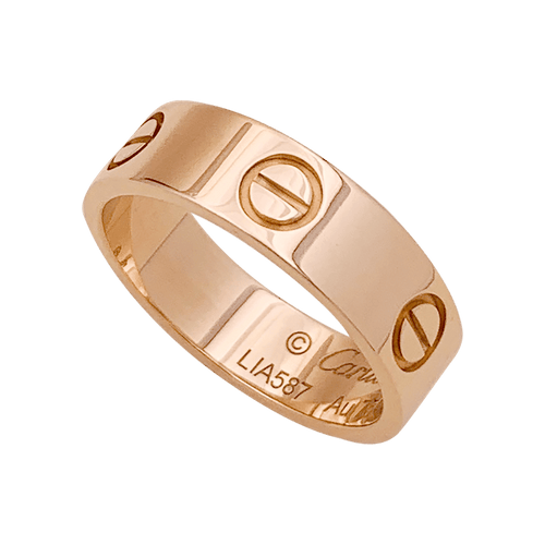 Bague 54 Bague Cartier, "Love", or rose. 58 Facettes 34148