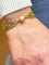 Bracelet Bracelet signé Alessio Boschi , or , perles et diamants jaunes 58 Facettes