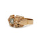 Bague 56 Bague Tank en or 750 avec diamant 58 Facettes 1326