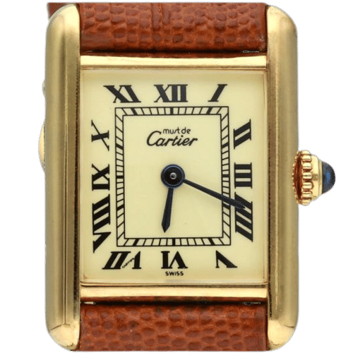 Montre Cartier Montre Tank Vermeil 58 Facettes MT44800