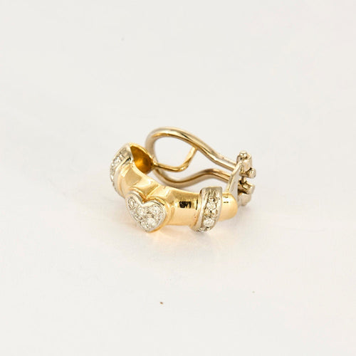 Boucles d'oreilles Boucle d'oreille Coeur 58 Facettes LP1198/17