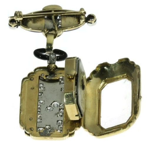 Montre Échos d'élégance : montre Art déco viennoise inspirée de Boucheron 58 Facettes 11151-0001