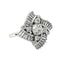 Bague 55 Bague Or blanc Diamant 58 Facettes 3904032CN