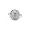 Bague 54 Bague or blanc diamants 58 Facettes 240366R