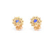 Boucles d'oreilles Boucles d'oreilles en or avec diamants et saphir 58 Facettes 2298