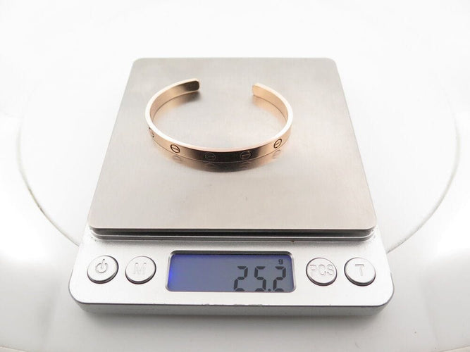 Bracelet bracelet CARTIER love jonc ouvert classique or rose 18k 25.2gr 58 Facettes 265999