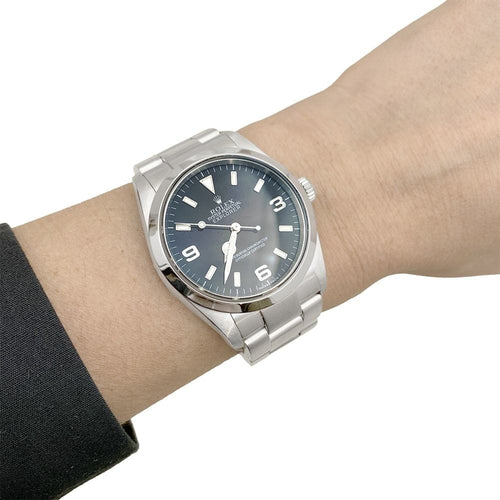 Montre Montre Rolex "Oyster Perpetual Explorer", acier. 58 Facettes 34997