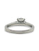 51 Bague solitaire or blanc diamant 1,36 ct 58 Facettes 00019701