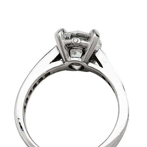 Bague 49 Bague platine avec diamant de 2,02 carats - Certificat HRD 58 Facettes 30455
