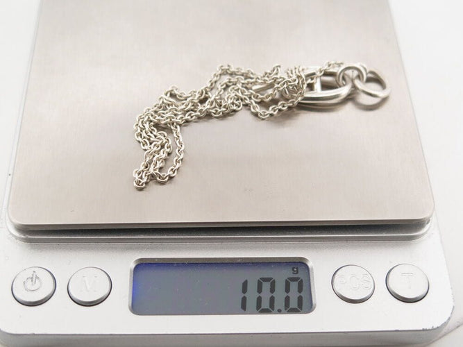 Collier collier HERMES pendentif chaine d'ancre h104141bv00 en argent 58 Facettes 267069