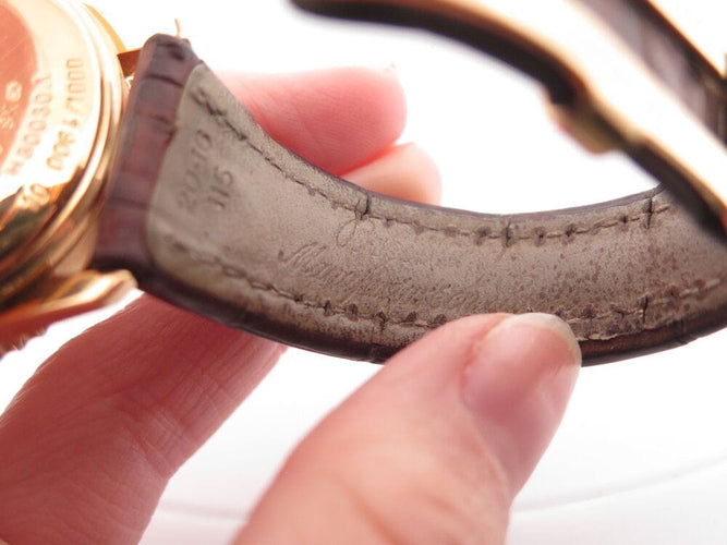 Montre vintage montre BREITLING montbrillant blue angels navitimer h30030.1 or 18k auto 58 Facettes 267814