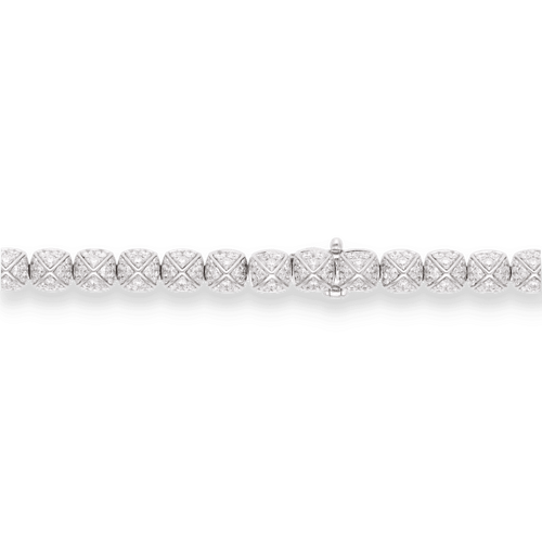 Collier Collier FRED "Pain de sucre" en or gris 18 Cts avec tanzanite et diamants. 58 Facettes FB08219