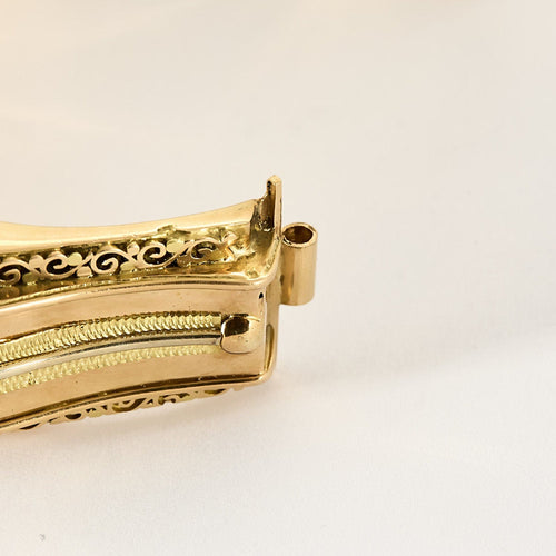 Brățară din aur galben niellat. 