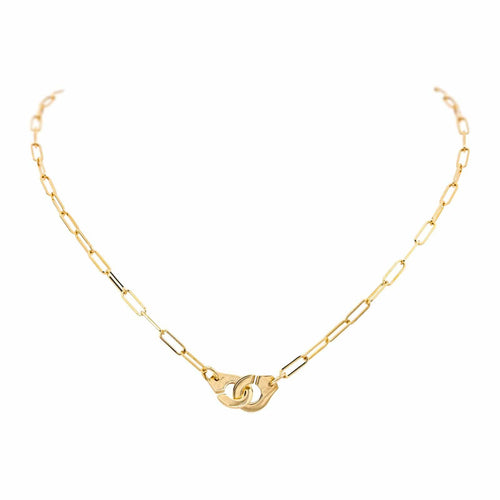 Collier Dinh Van  Collier Menottes Or jaune 58 Facettes 4756864RV