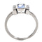 Bague Bague en or avec saphir bleu de Ceylan sans chaleur et diamants 58 Facettes AO-0011