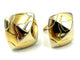 Boucles d'oreilles BVLGARI. Collection "Pyramide", boucles d'oreilles 2 ors 18K 58 Facettes