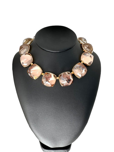 Collier Baccarat - Collier or jaune et cristaux de fumée 58 Facettes