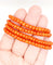 Bracelet Bracelet or jaune, rangs de perles de corail (circa 1880) 58 Facettes A06367
