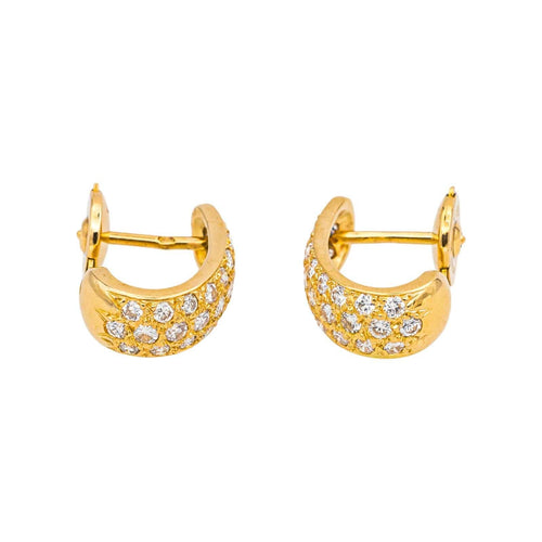 Boucles d'oreilles Boucles d'oreilles Or jaune Diamant 58 Facettes 4798567RV