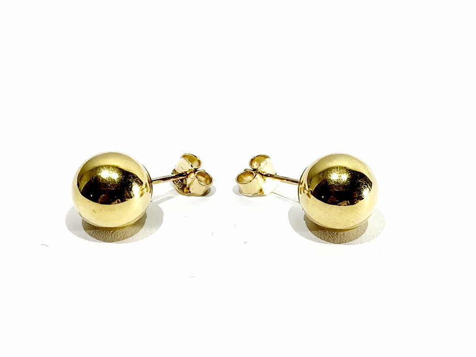 Boucles d'oreilles Boucles d'oreilles boules en or jaune 58 Facettes