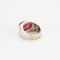 Bague or jaune et blanc tourmaline rose 58 Facettes LP985