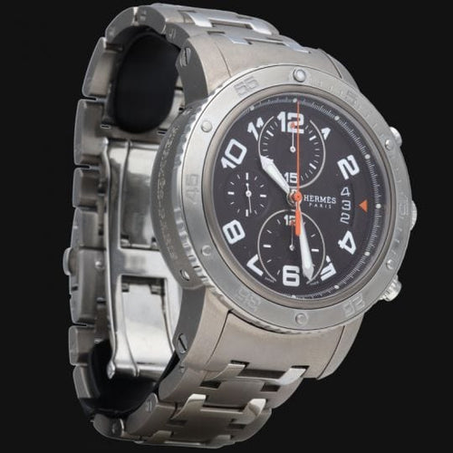 Montre Hermes Montre Clipper Diver Chronograph 58 Facettes MT41662