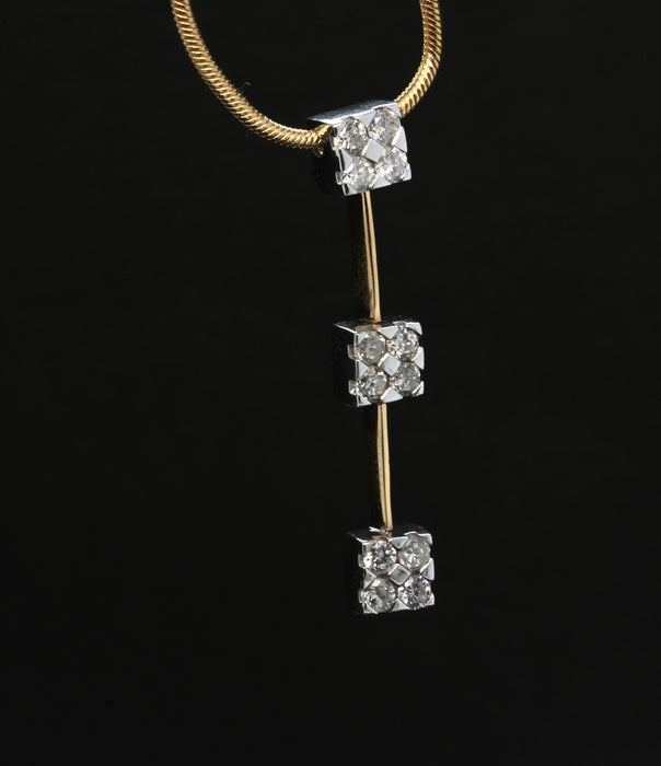 Pavé-Diamant-Halskette