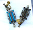 Boucles d'oreilles Boucles d’oreilles or jaune et argent, turquoises, diamants, perles fines, vers 1880 58 Facettes AB543