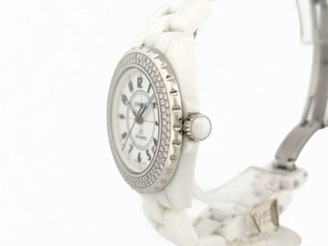 Montre montre CHANEL j12 h0969 ceramique diamants 1.6ct 38mm automatique 58 Facettes 271949