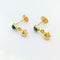 Boucles d'oreilles Boucles d'oreilles étoiles or jaune et saphirs 58 Facettes 28991
