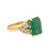 Bague 46 Bague Or jaune Emeraude, Diamant 58 Facettes 3905083CN