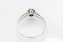 Bague 51 Bague en or blanc avec diamant taille ancienne de 0,25 ct. 58 Facettes 11219