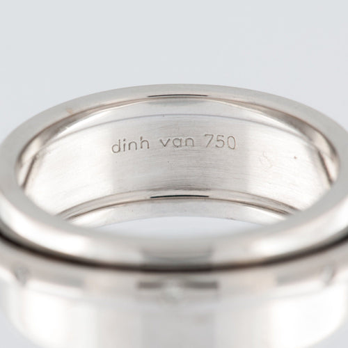 Bague 52.5 DINH VAN - Bague Eternité cinétique diamants 58 Facettes