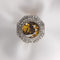 Bague 52 Bague or jaune Topaze Orange/Brun 58 Facettes