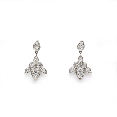 Boucles d'oreilles Boucles d'oreilles Lotus - CARTIER 58 Facettes 250157R